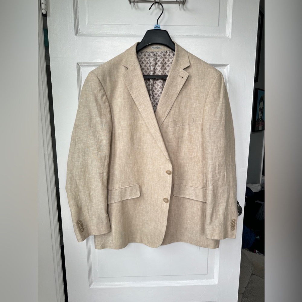 Joseph Abboud Linen Blazer 48R
